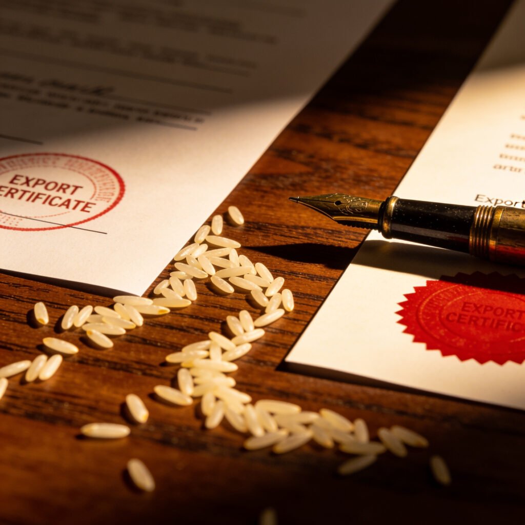 Rice supplier certifications required by GCC buyers