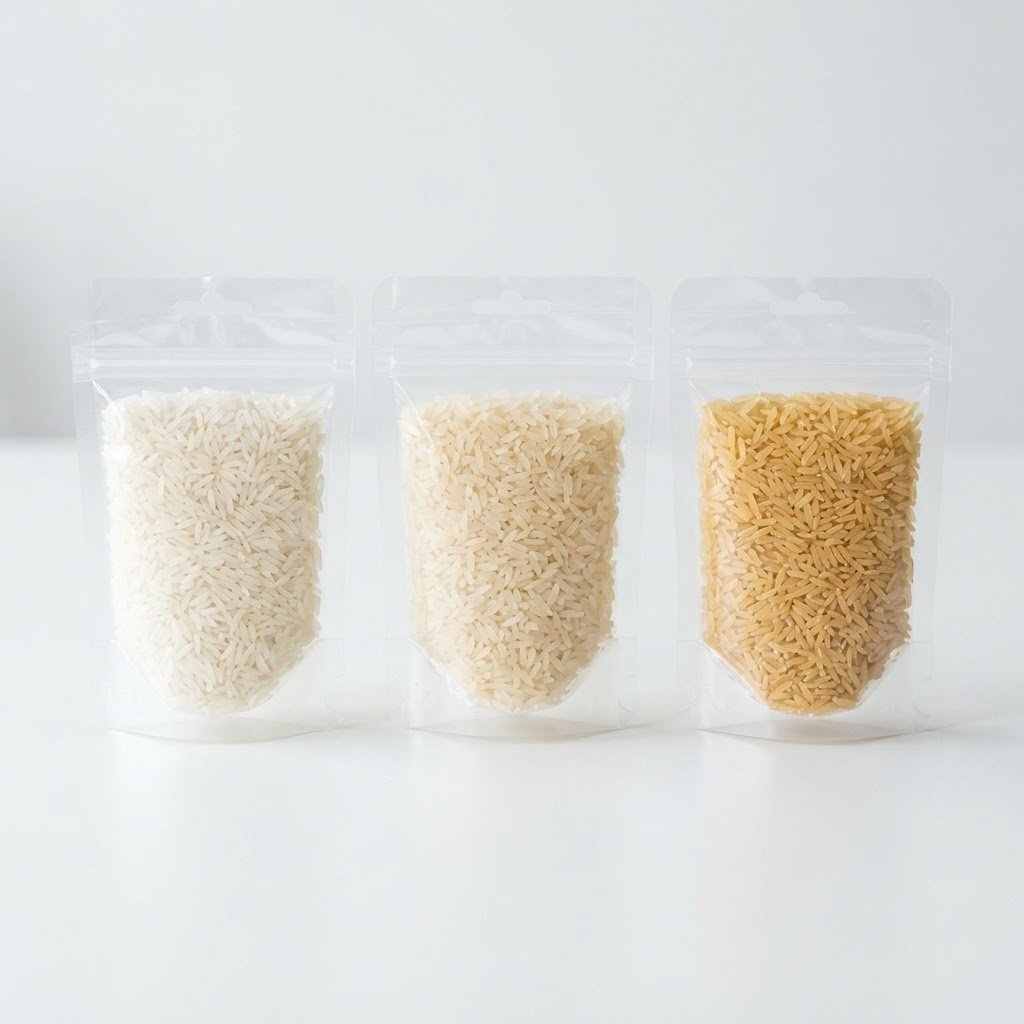 1121 basmati rice samples supplied to commercial buyers for quality checking