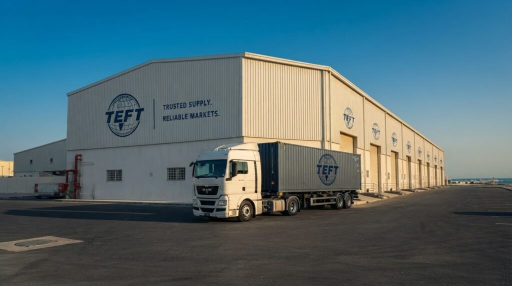Rice supplier Doha warehouse at Birkat Al Awamer Logistics Park, Al Wakra
