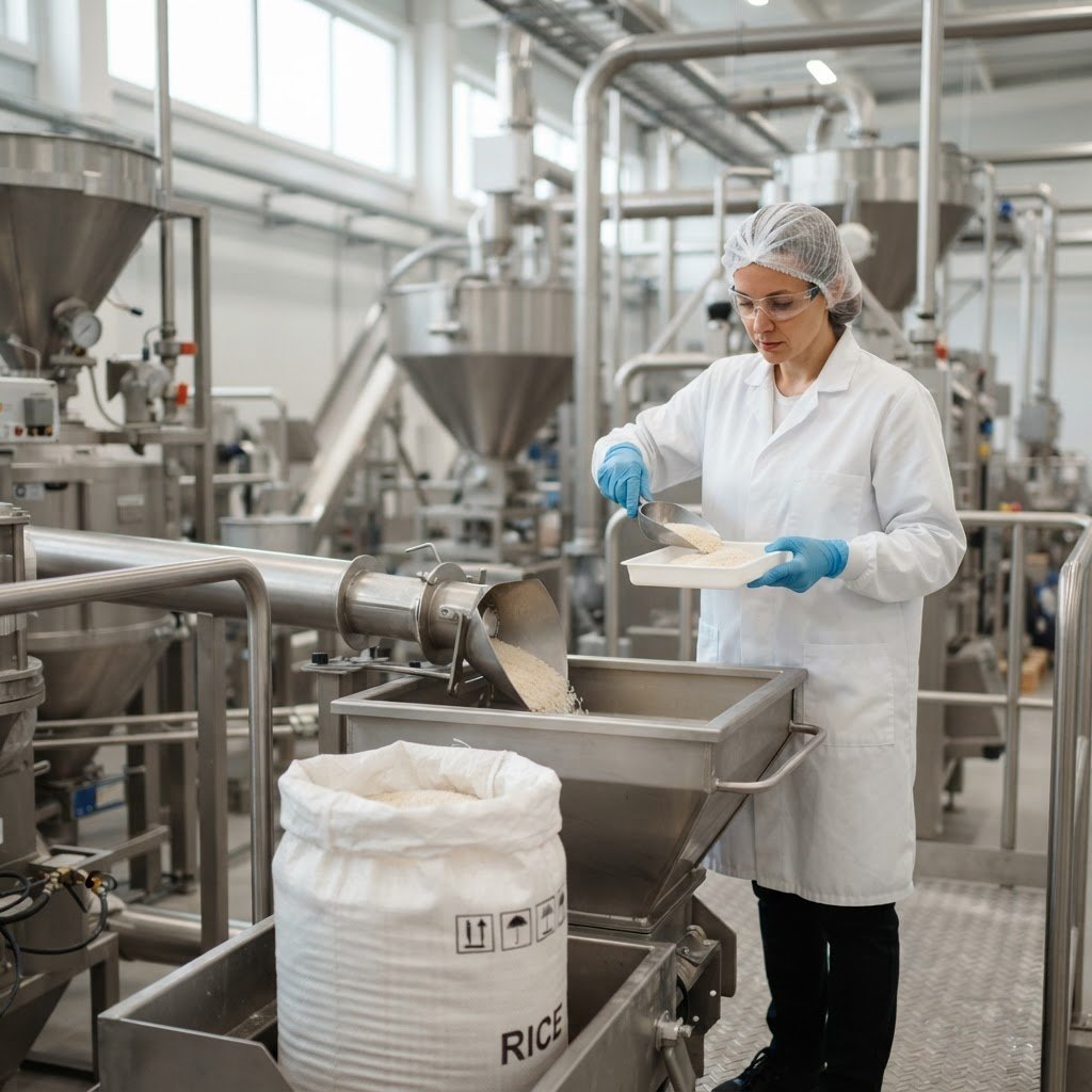 Food manufacturer buying 100% Broken Rice as a raw material