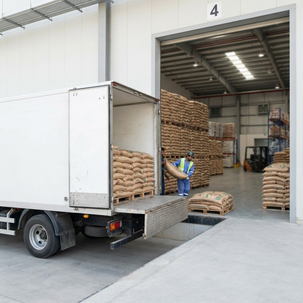 100% Broken Rice delivered in Qatar from TEFT Global stock at Al Wakra