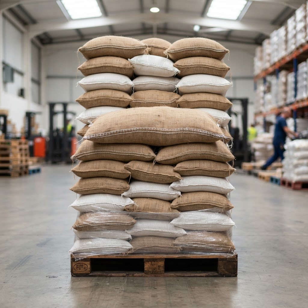 100% Broken Rice in 40kg and 50kg woven and jute trade sacks
