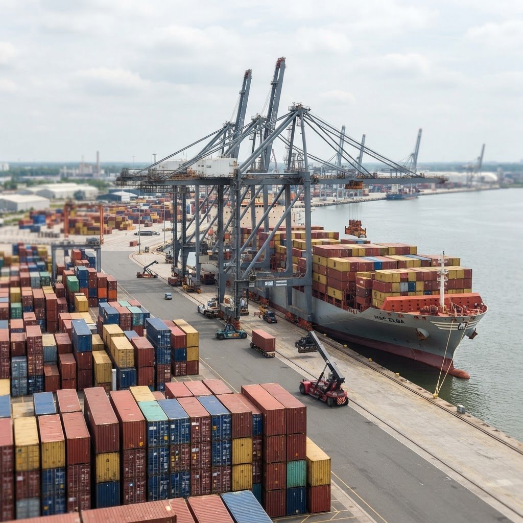 Brown rice shipped by the container to buyers worldwide