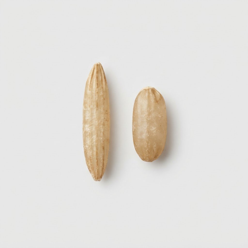 Varietal purity of brown rice