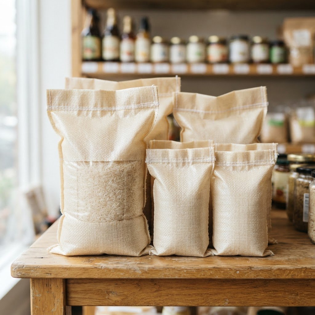 IRRI-6 long grain rice in 5kg and 10kg printed retail bags