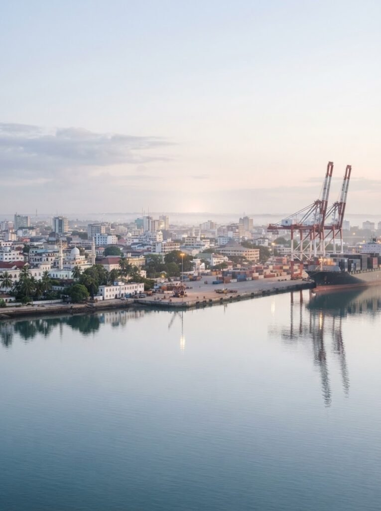 IRRI-6 long grain rice shipped into East Africa through Mombasa and Dar es Salaam