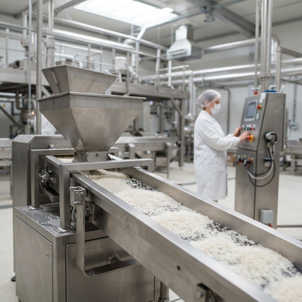 IRRI-6 long grain rice used as an input by food manufacturers and millers