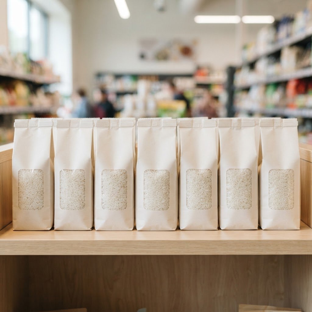 IRRI-9 Long Grain Rice in 5kg and 10kg printed retail bags