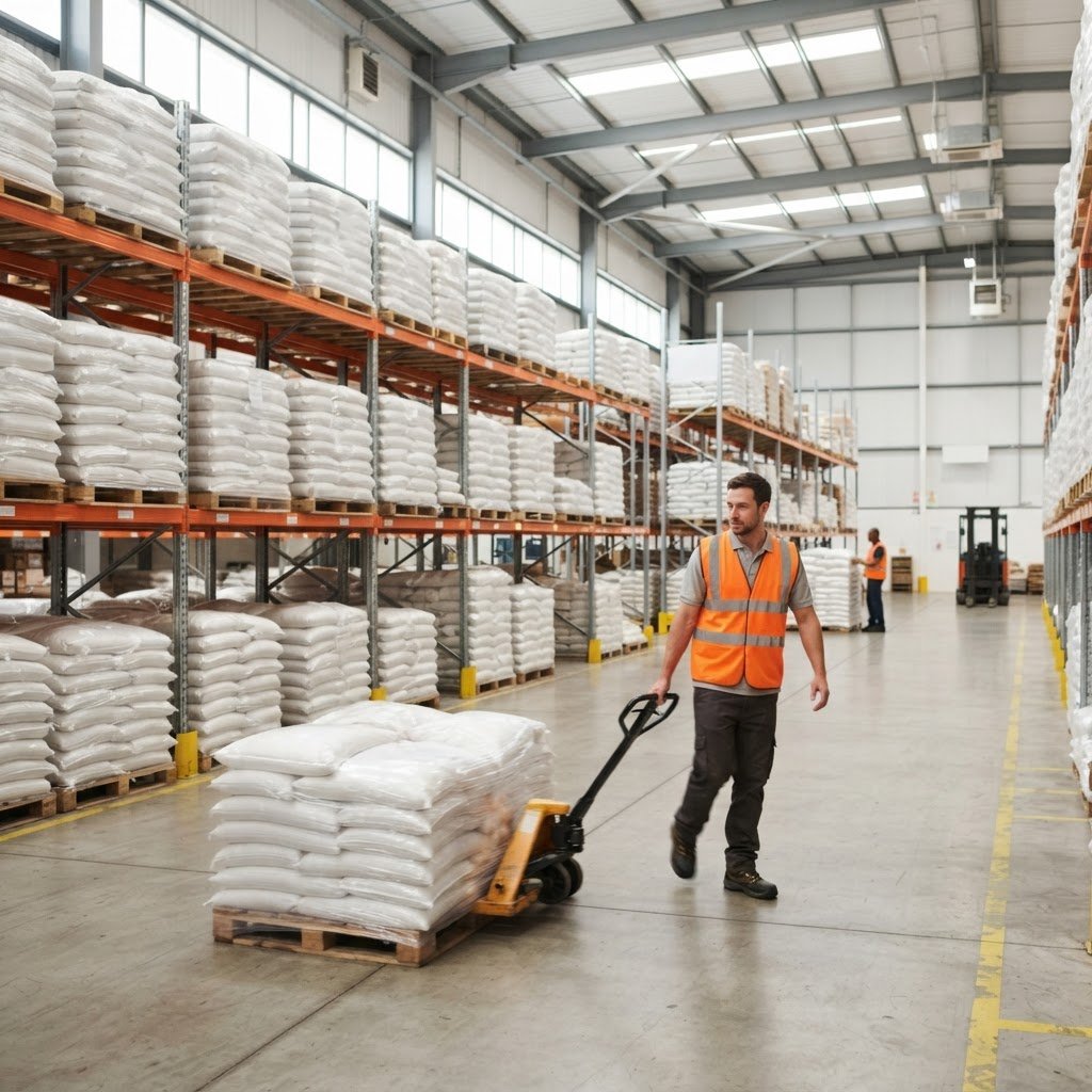 Parboiled long grain rice held in stock at Al Wakra in Qatar