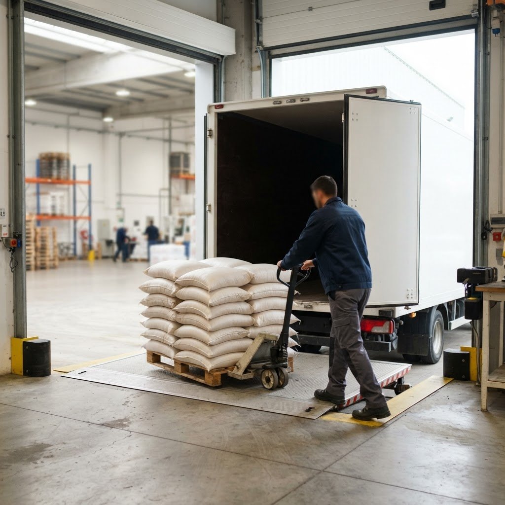 Sella basmati rice delivered from Qatar warehouse stock to a local buyer